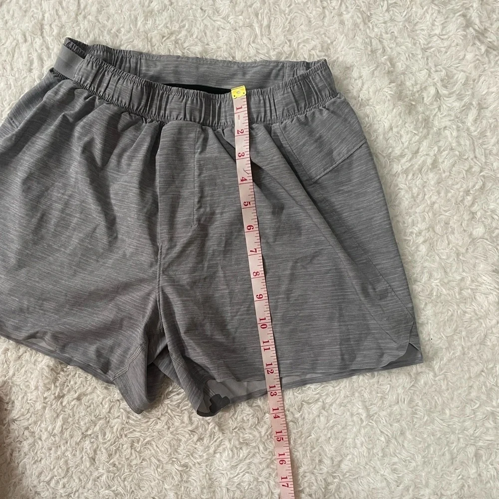 Lululemon Athletica Black and Gray Shorts